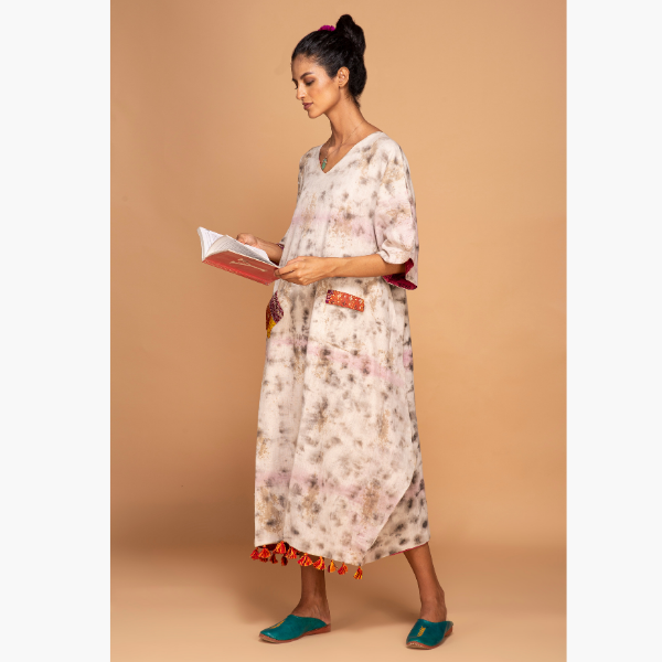 lac and iron kimono dress